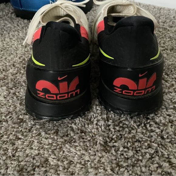 Size 14 Men’s Nike Air Zoom Rare White orange black neon - Picture 3 of 4